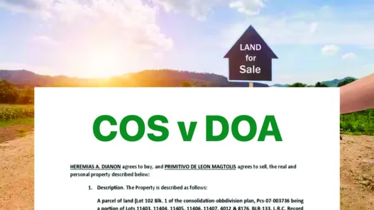 Contract of Sale vs Deed of Assignment